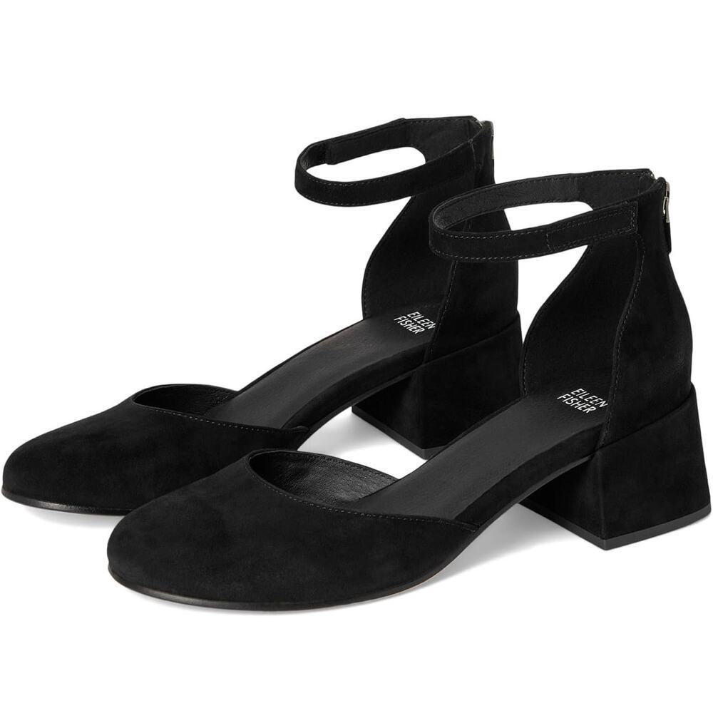 EILEEN FISHER Woman Ankle Strap VERO CUOIO Size 6.5M